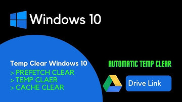 Windows 10 Temp Clear | Auto Temp Clear CMD Script | Drive Link ✔✔