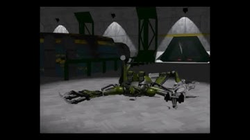 Rise of the Robots (3DO) Cutscene 9 - Brian May - The Crusher defeated