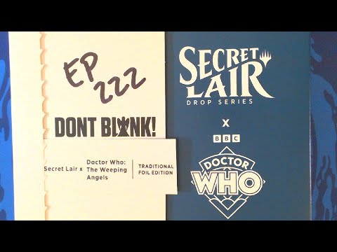 secret lair Doctor Who  foil 未開封品 Secret Lair x Doctor Who: The Weeping Angels Foil Edition
