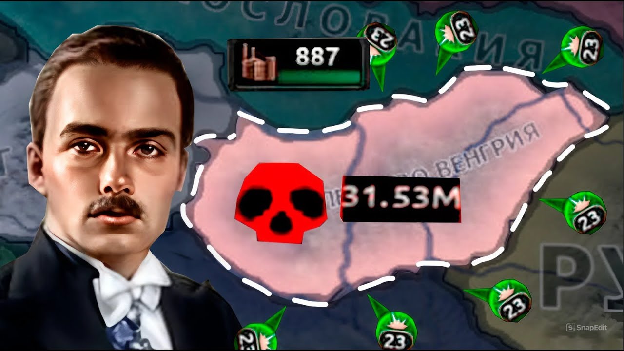 ВЫЖИЛ ЗА ВЕНГРИЮ И СОЗДАЛ АВСТРО-ВЕНГРИЮ! 💀 | Hearts Of Iron 4