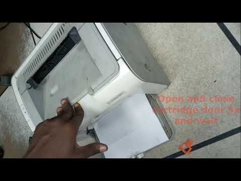 hp p1102 printer self test