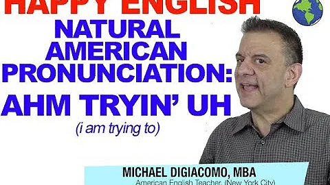 Ahm tryin' uh study!  - Natural American English Pronunciation Lesson