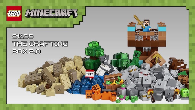 Real LEGO Minecraft Skull Arena Player One, Minecraft Skin 5, And Steve  Minifigs