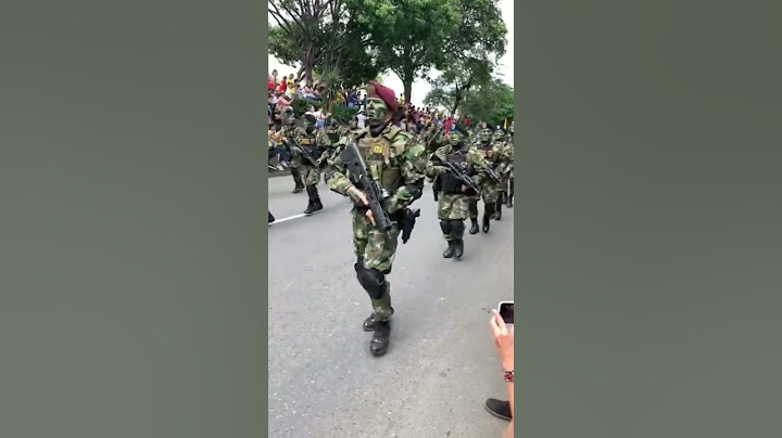 " Desfile militar del día de la independencia, fuerzas especiales de Colombia🇨🇴🪖☑️✅