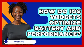 How Do iOS Widgets Optimize Battery And Performance? - Be App Savvy