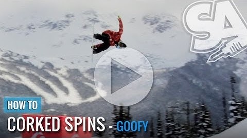 How to Backside 540 Corked Spins - (Goofy) Snowboard Addiction Free Tutorial Section