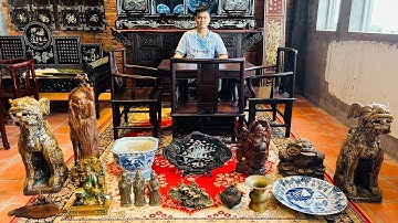 CỔ NGHỆ VIỆT 13/7 chaoban Bàn Trà Gỗ Trắc, Tủ Chè Gõ Đỏ & nhiều món Gỗ Gốm Đồng khác