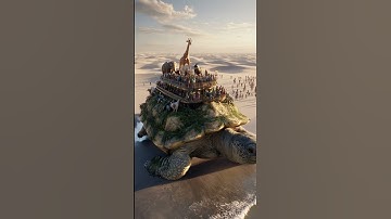 Thumbnail of Monster turtle. is it good for human to use turtles for ride ?#turtle #song #driver #how #when