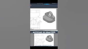 Inventor / AutoCAD 3D Modeling #autocad #inventor #solidworks #cad #cadsoftware #draftingsoftware
