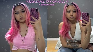 ♡ $200 ZAFUL TRY ON HAUL [+ discount code] ♡