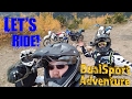 DualSport Adventure - riding in the rocky mountains during the fall