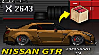 MODIFICANDO el Nissan GTR más RÁPIDO del MUNDO (+10,000 HP) // Pixel car racer // Pro league