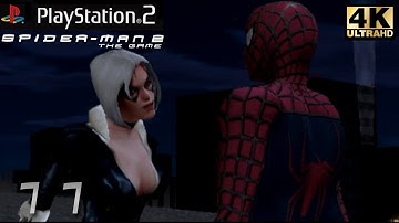 PS2 Spider-Man 2 The Game (2004) Walkthrough 11 Burning Bridges, Final Black Cat Mission [4K 60fps]