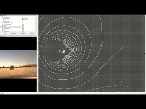 Didi Challenge - 3D point cloud of detected vehicle (YOLO)