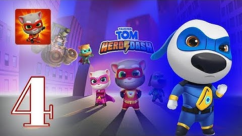 Talking Tom hero dash  : Gameplay Walkthrough part 4 #talkingtomgoldrun