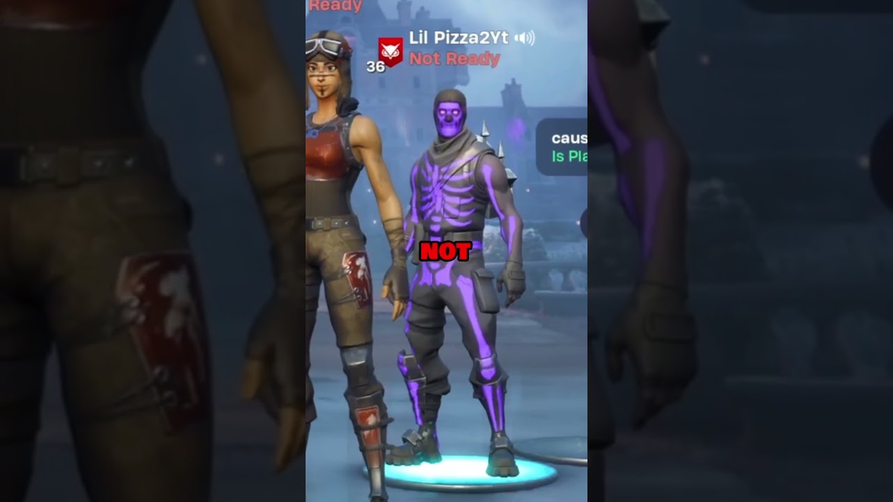 Flexing The Rarest Skin On A Purple Skull Trooper