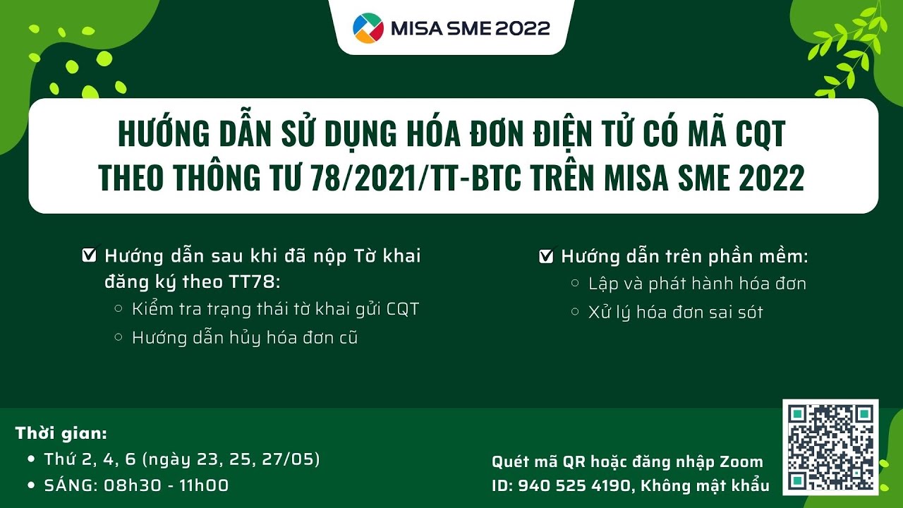 Chia s HNG DN XUT HT C M CQT THEO THNG T 78 TRN MISA SME 2022   SNG 255