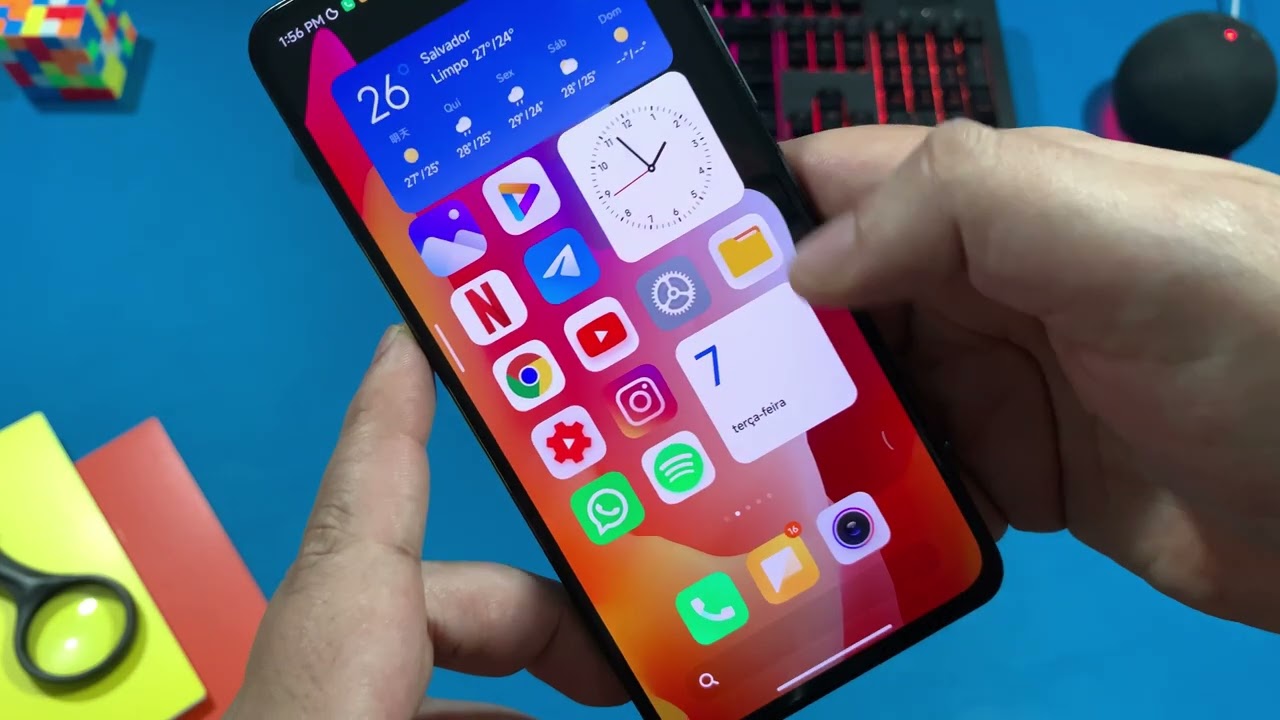 Booom 🚀 - Mi Launcher Alpha Miui 13 - Navegação por Gestos aprimorada - Instale Agora!
