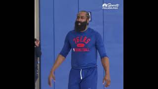 James Harden is in the building Sixers
