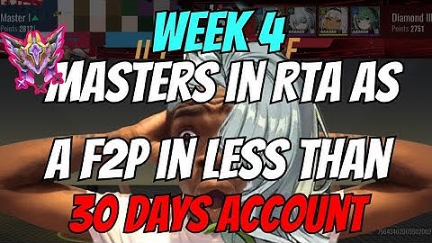 WEEK 4 AND WERE ALREADY MASTERS!? | ETHERIA RESTART F2P TOURNAMENT 