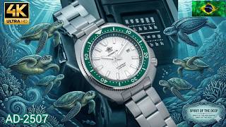 Análise relógio AddiesDive AD-2705 versão verde