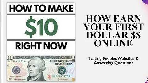 How To Make Dollars Online In Nigeria Testing Websites and Apps - Usertesting Review