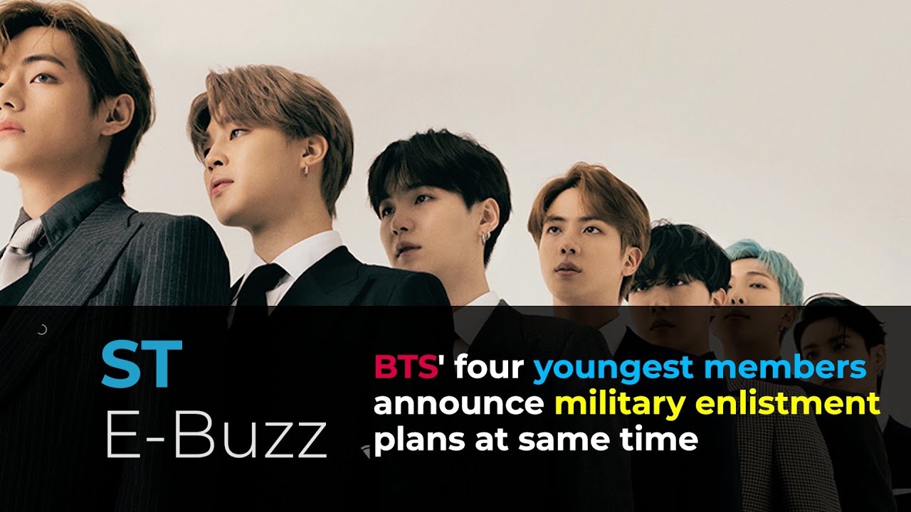 BTS' four youngest members announce military enlistment plans at same