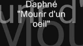 Video thumbnail of "mourir d'un oeil"