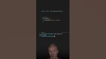 No main() In An Interface #java #shorts #coding #airhacks