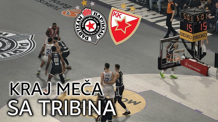 Partizan Crvena Zvezda 71-73 završetak utakmice