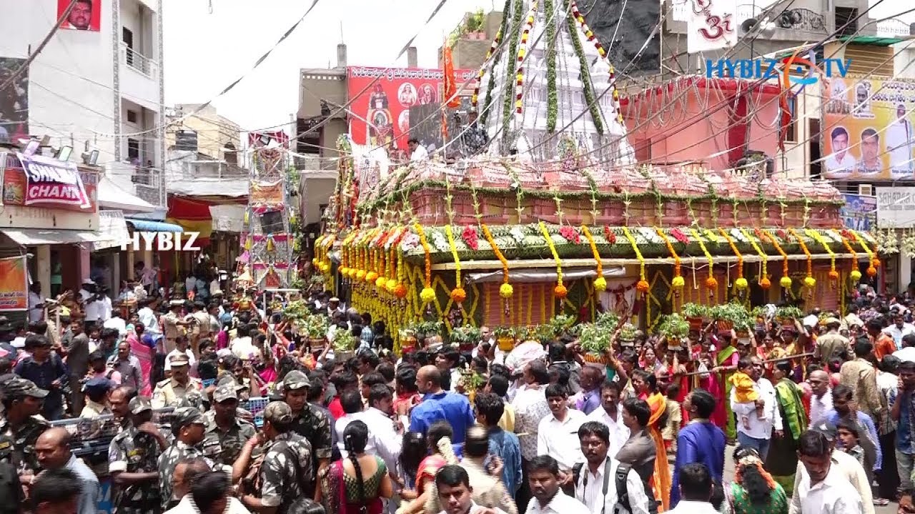 Lal Darwaza Bonalu 2018  Simhavahini Mahankali Bonalu Celebrations