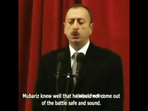 İlham Eliyev Mübariz İbrahimov haqqinda