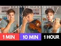Learning a NEW PIECE in 1 Minute, 10 Minutes, and 1 Hour: Scottish Fantasy