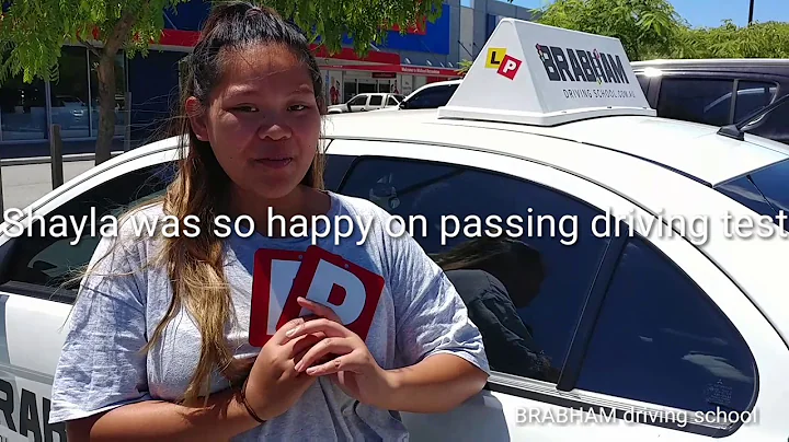 Shayla at Midland Licensing Centre with Brabham Dr...