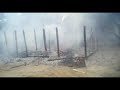 Impactante incendio consume Vivienda en El Aguacate, Loma de Cabrera ¿Problemas eléctricos?