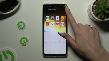 How to Change Icon Size on TECNO Spark 20C?