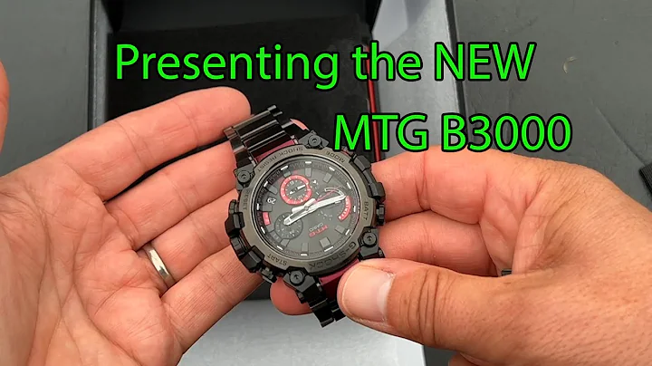 G Shock MTG B3000 Unboxing my newest edition to the collection