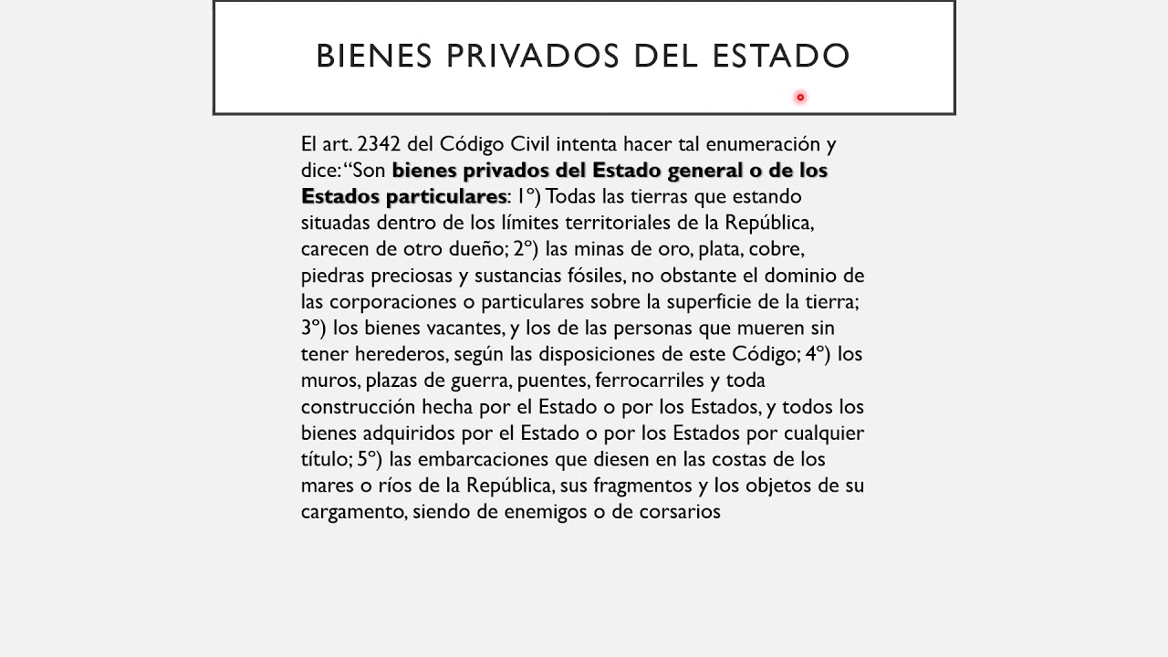 BIENES de dominio PUBLICO Y BIENES PRIVADOS DEL YouTube BIENES de dominio PUBLICO Y BIENES PRIVADOS DEL YouTube