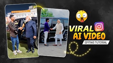 Trending Modi Ji Hand Shake Video Editing Tutorial | How To Make A Car Video Trending On Instagram