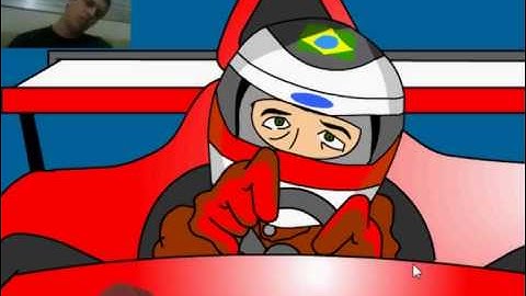 Flash webcam motion detection game starring Felipe Massa