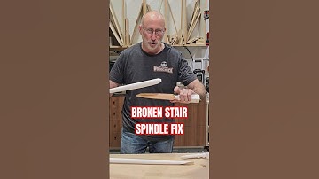 Fixing broken stair spindle.  Titebond III. #cabinetmaker #diy #woodworking