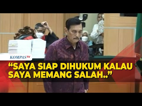 Luhut di Sidang Haris dan Fatia: Saya Siap Dihukum Kalau Saya Memang Salah