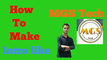 How to make intro like MGS Tech