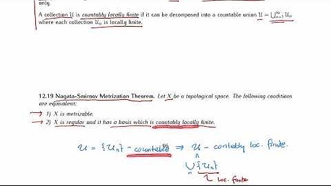 MTH 427/527:  Chapter 12: Urysohn metrization theorem (part 6/6)