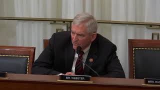 Rep. Webster at the Natural Resources Oversight Hearing
