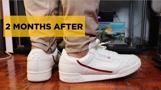 gris Haz un experimento Marca comercial 2 MONTHS LATER: ADIDAS CONTINENTAL 80 & KAMANDA REVIEW UPDATE - YouTube