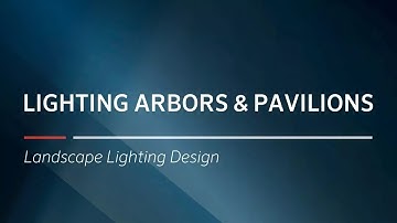 Lighting Arbors & Pavilions | Landscape Lighting Design by FX Luminaire