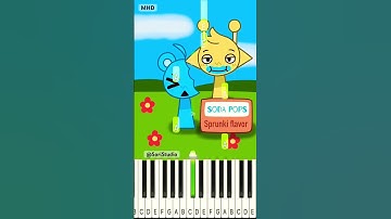 😋 Tasting Sprunki Characters 😋 | Incredibox Sprunki @soristudioanimation - Piano Tutorial