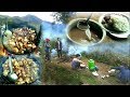 Cooking Pork curry  &  EAting with Rice ||  Herders life   || Himalayan Food ||