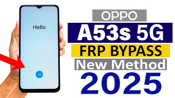 OPPO A53s 5G (CPH2321) - FRP Bypass | Remove Google Account - Latest Update (Without Pc)